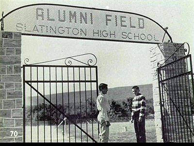 1963 photo of Alumni Field