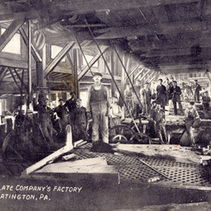 Pittston Slate Company's Factory, Slatington, PA.