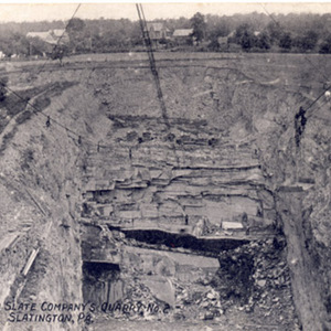 Pittston Slate Company's Quarry No. 2<br /><br />
Slatington, PA.
