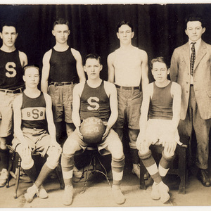 Slatington Basketball Team, 1916-17 "S.R.M."