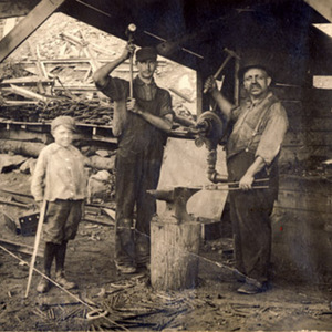 Slate Quarry Blacksmith Shop Workers
