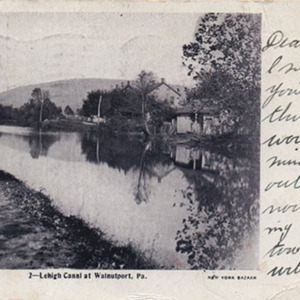Lehigh Canal at Walnutport, Pa.