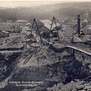 Carbon Slate Quarry,<br /><br />
Slatington, PA
