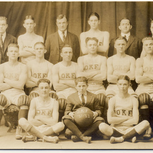 Slatington Basketball Team, 1921-22 "O K F"