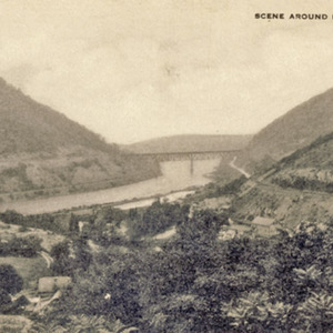 Scene around Palmerton, PA.