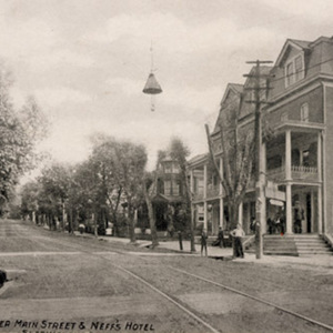 Upper Main Street &amp; Neff's Hotel<br /><br />
Slatington, PA.